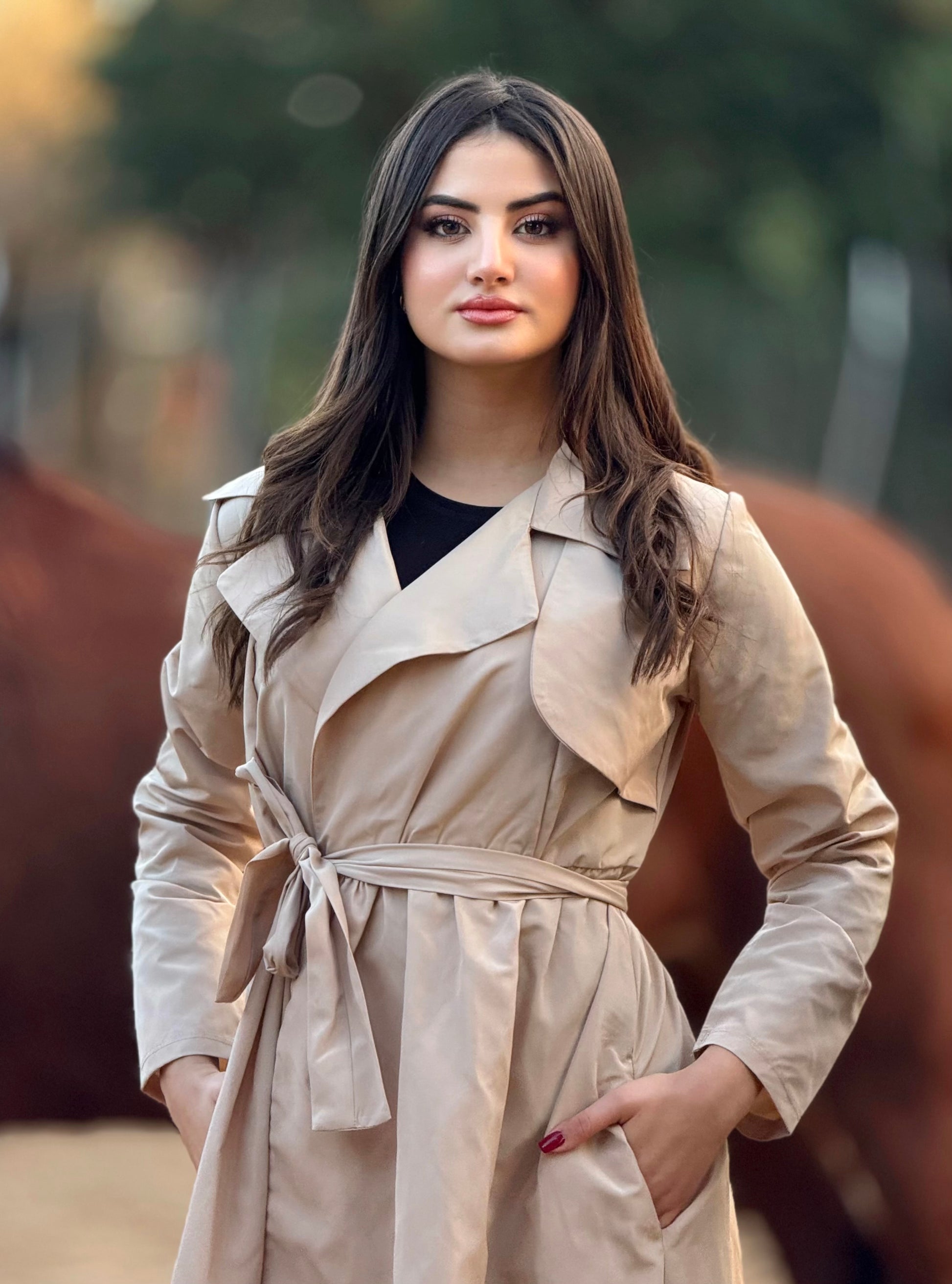 robe trench ines